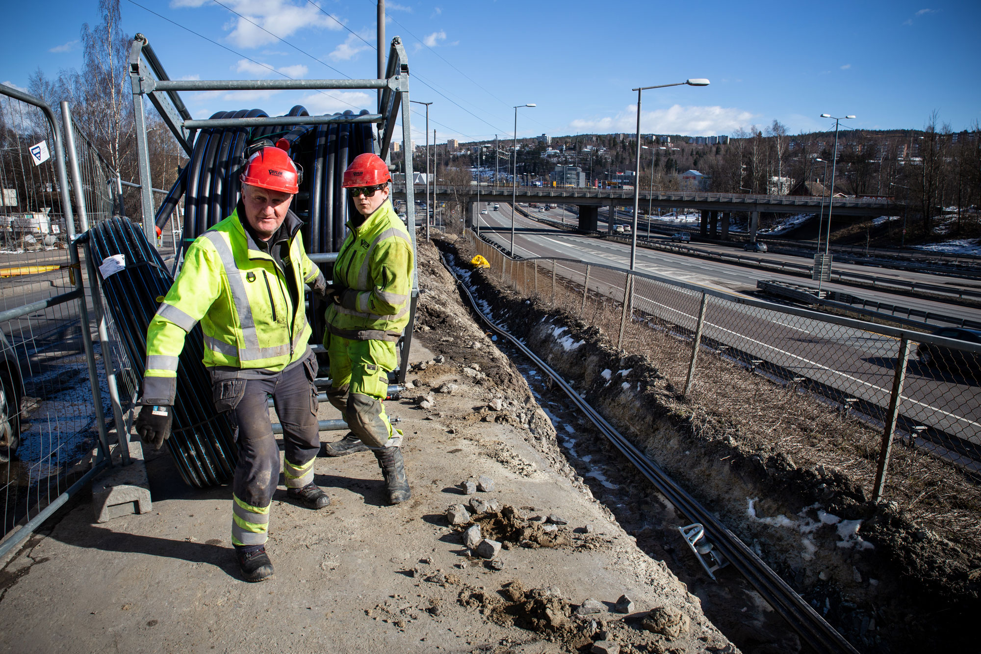 Bildet viser ansatte hos Veflen