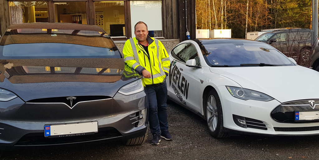 Hans Otto med elbiler