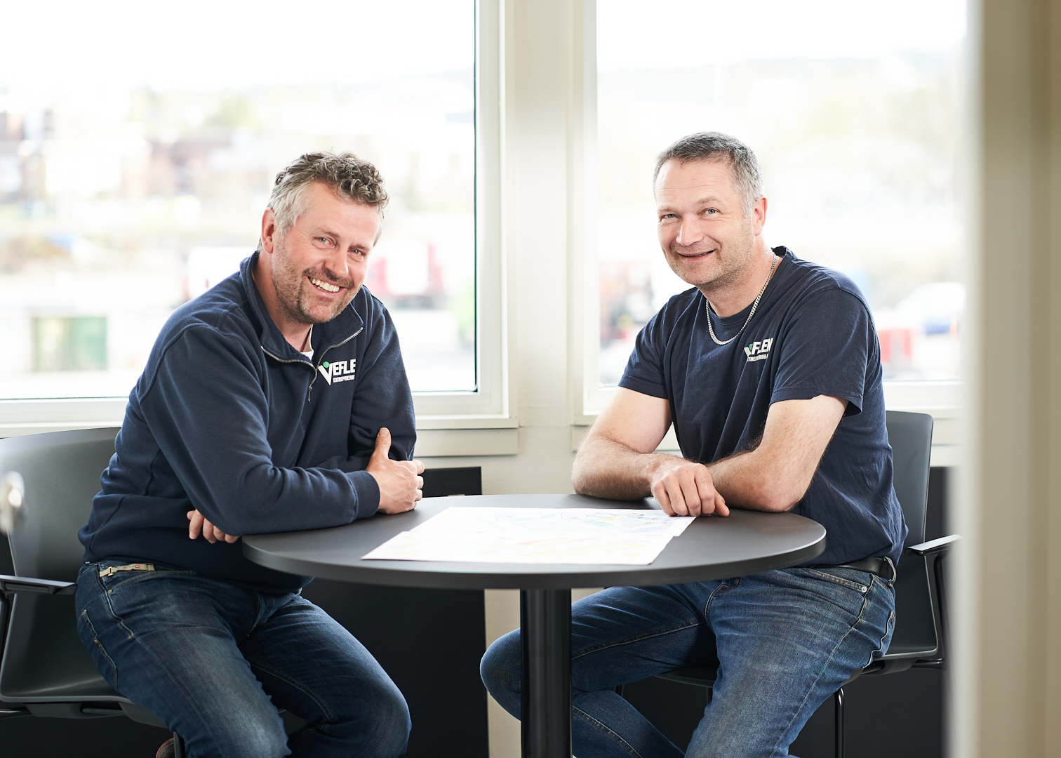 Godt fornøyde arbeidskarer i nye lokaler