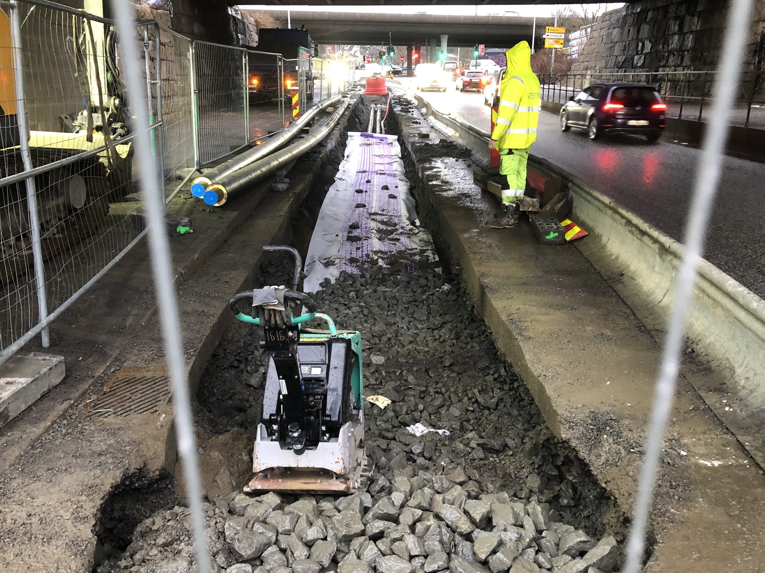 Fjernvarmejobb på Storo