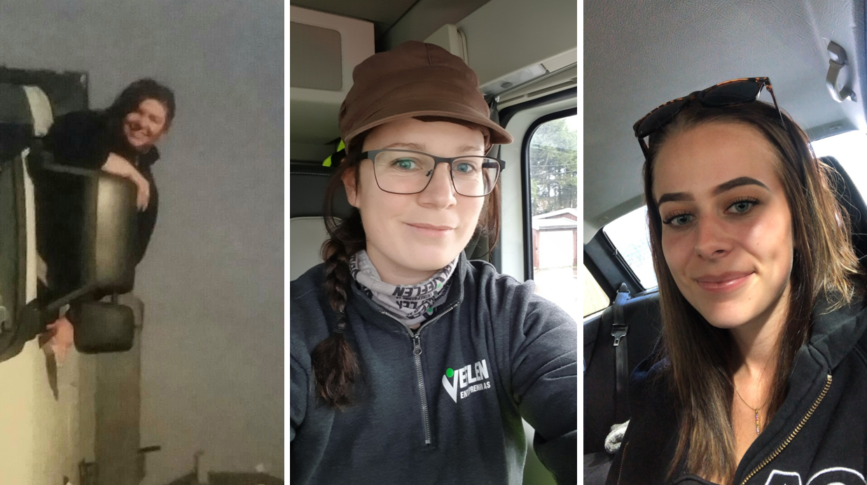 3 kvinnelige ansatte hos Veflen