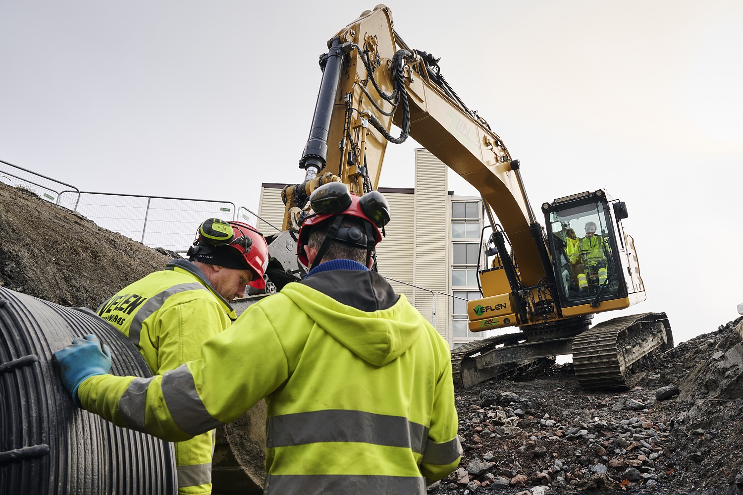 Grunnarbeid utført av Veflen Entreprenør