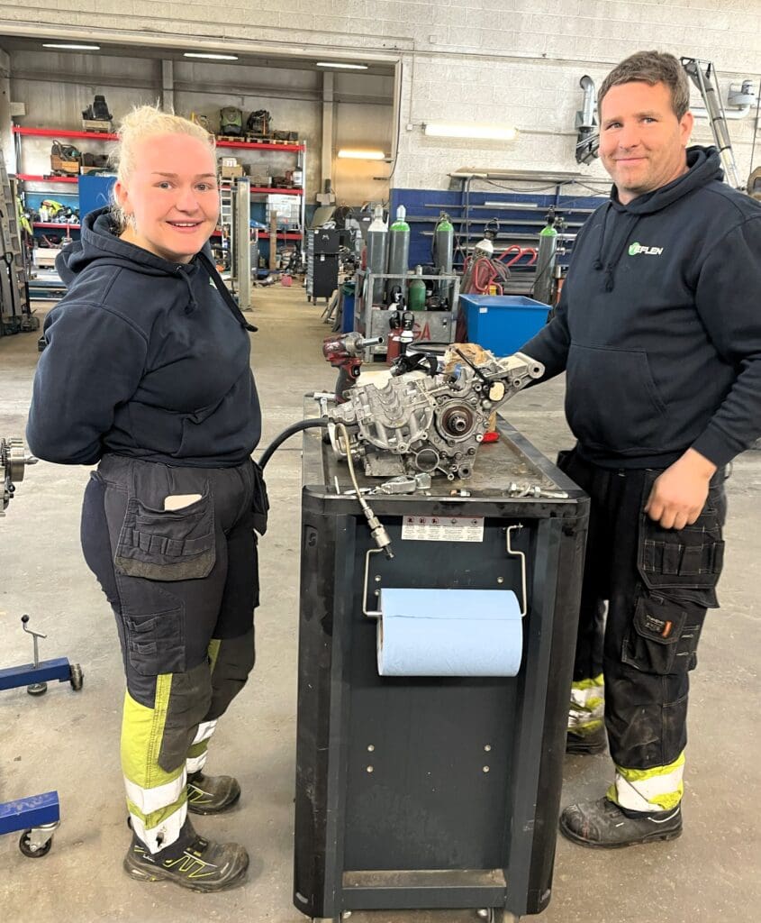 Opplæring under lærlingedagen